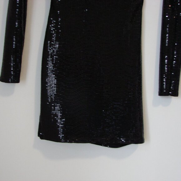 EGO Black Sequin Cut Out Mini Dress Holiday Party BRAND NEW WITH TAGS NWT NEW 8 - Picture 16 of 16